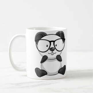 Panda-Sonnenbrille Panda-Liebhaber-Thema Kaffeetasse