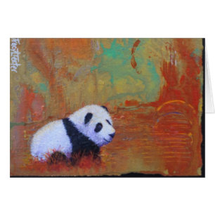 Panda-Sonnenuntergang