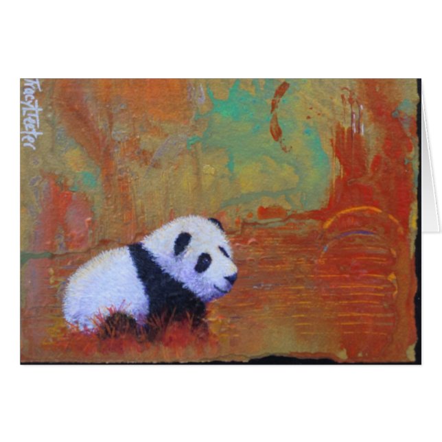 Panda-Sonnenuntergang (Vorderseite (Horizontal))