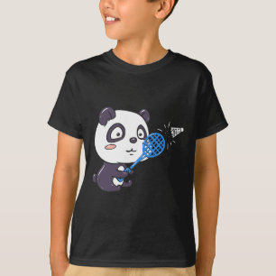 Panda spielen Badminton Getting Sweaty I Panda Bea T-Shirt