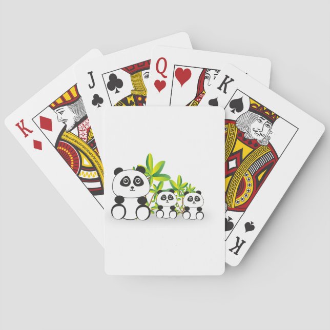 Panda Spielkarten (Rückseite)