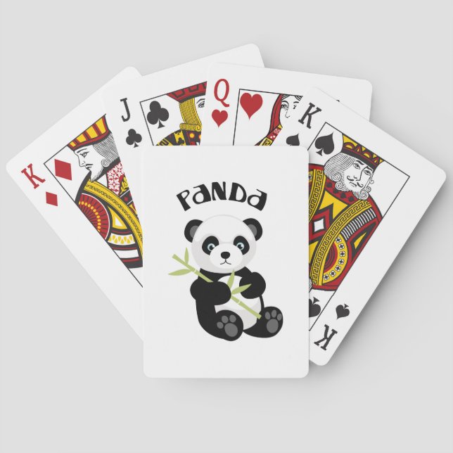 Panda Spielkarten (Rückseite)