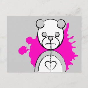 Panda Splat. Postkarte