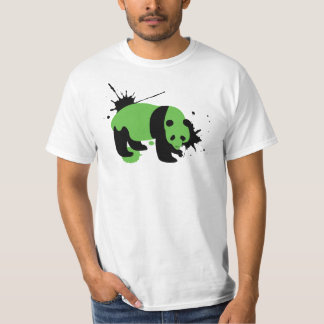 Panda-Spritzerweiß T-Shirt