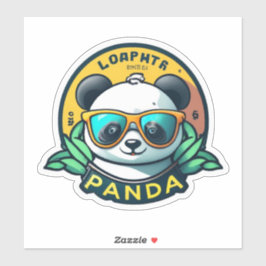 Panda Stickers verbreiten Lächeln überall Aufkleber
