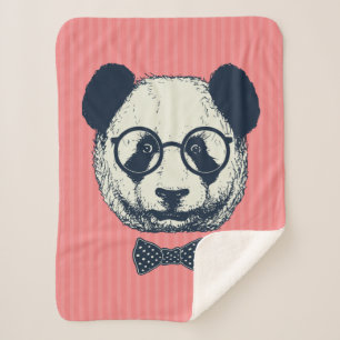 Panda-Streifen Sherpadecke