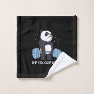 Panda Struggle Est Vraiment Bear Deadlift Funny Gy