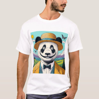 Panda Surrealismus T-Shirt
