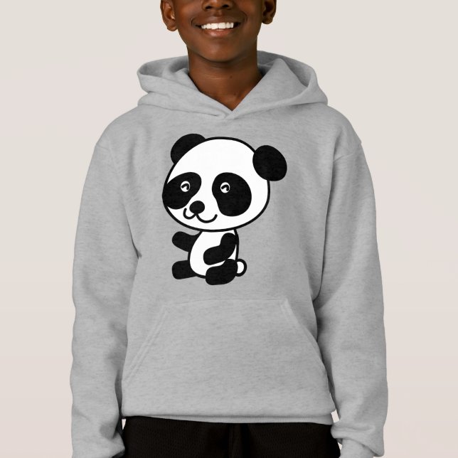 Panda sweat - shirts à capuche (Devant)
