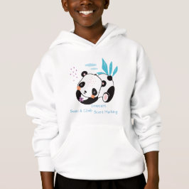 Panda - Swim & Climb - Kinder erziehen Hoodie