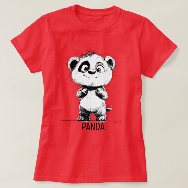 Panda T-Shirt (Design vorne)