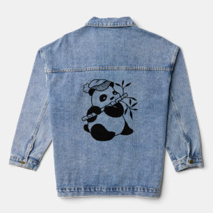 Panda T - Shirt Jeansjacke