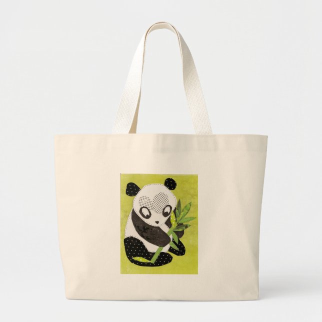 Panda-Tasche Jumbo Stoffbeutel (Vorne)