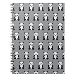 Panda Teddy-Bären-Notebook Notizblock