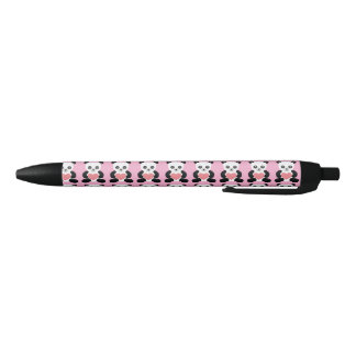 Panda Teddy Bear mit Heart Pen Kugelschreiber