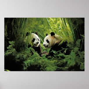 Panda Tierwelt Wilder Wilder Geist Poster