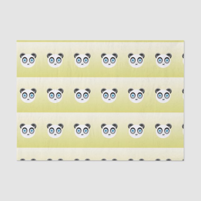Panda Tissue Paper Seidenpapier (Vorderseite)