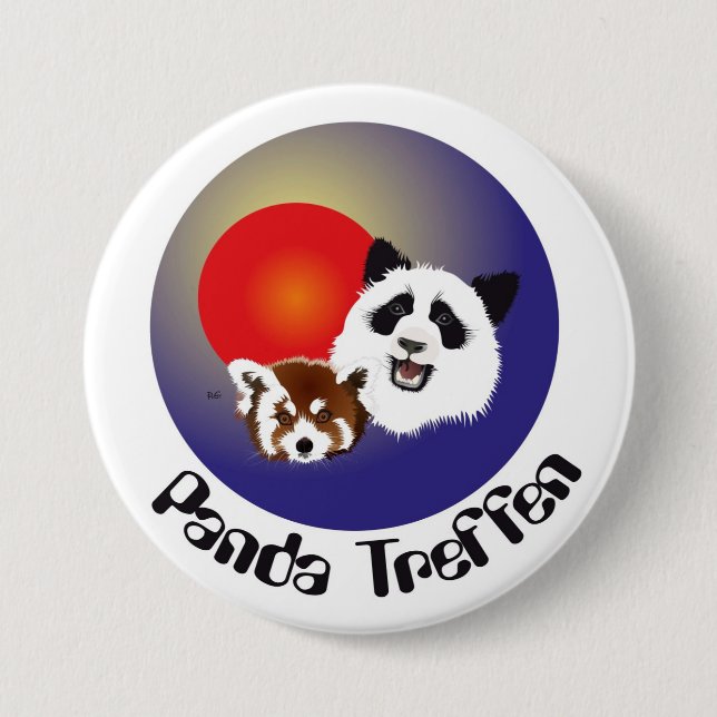 Panda Treffen Buttons (Vorderseite)