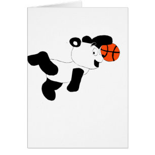 Panda trempant de claquement de bande dessinée