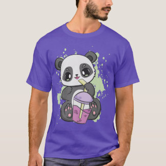Panda trinkt Boba für Blase Tee Milch Kawaii Bea
