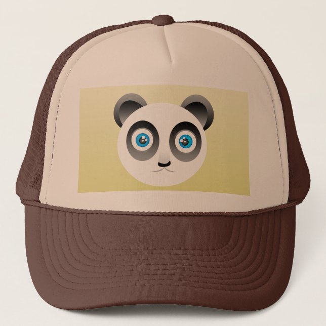 Panda Trucker-Mütze Truckerkappe (Vorderseite)