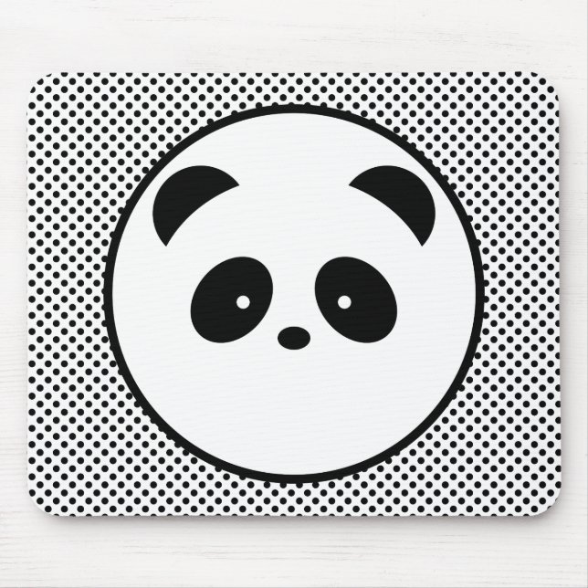 Panda-Tupfen Mousepad (Vorne)