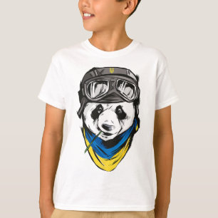 Panda Ukrainische Flagge Ukraine-Shirt Ukrainische T-Shirt