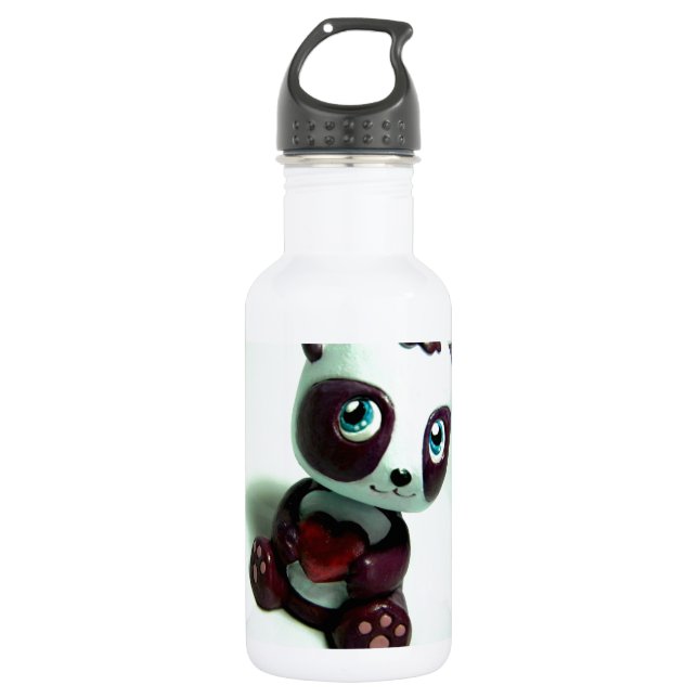 Panda-Umarmung I Trinkflasche (Vorderseite)