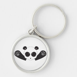 Panda-Umarmungen Schlüsselanhänger