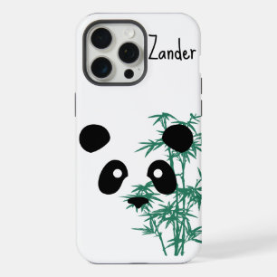"Panda und Bambus" Anpassbar iPhone 15 Pro Max Hülle