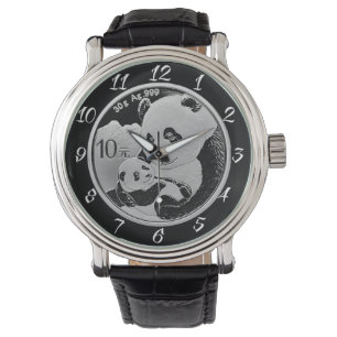 PANDA UND CUB-MÜNZE ARMBANDUHR
