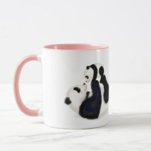 Panda und cube "Best mum ever" Tasse