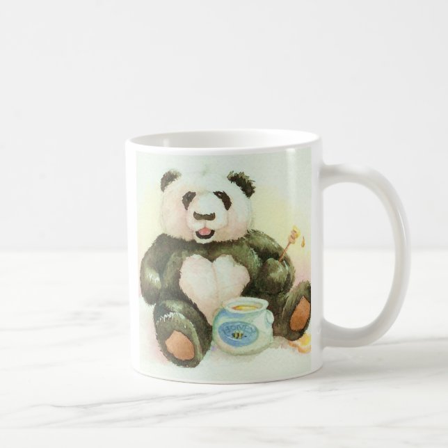Panda und Honig Kaffeetasse (Rechts)
