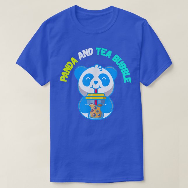 Panda und Whisky-Tee T-Shirt (Design vorne)