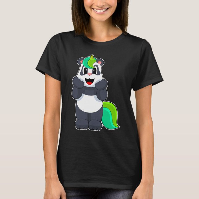 Panda Unicorn T-Shirt (Vorderseite)