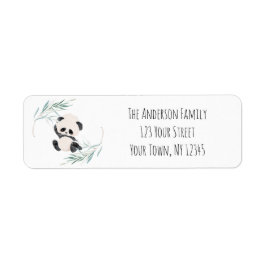 Panda Unisex Gender Neutral Baby Dusche Wasserfarb