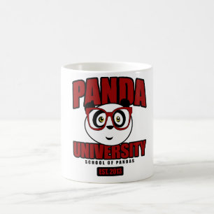 Panda-Universität - Rot Kaffeetasse