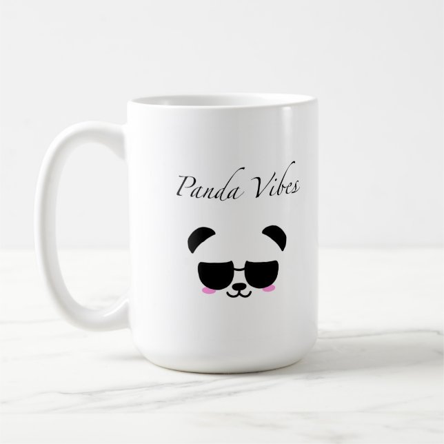 Panda Vibes Coffee Tasse (Links)
