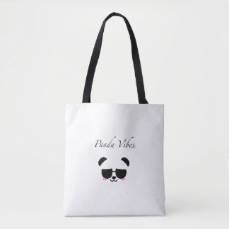 Panda Vibes Tote Bag Tasche