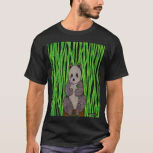 Panda (vif) - T-Shirt foncé pour hommes