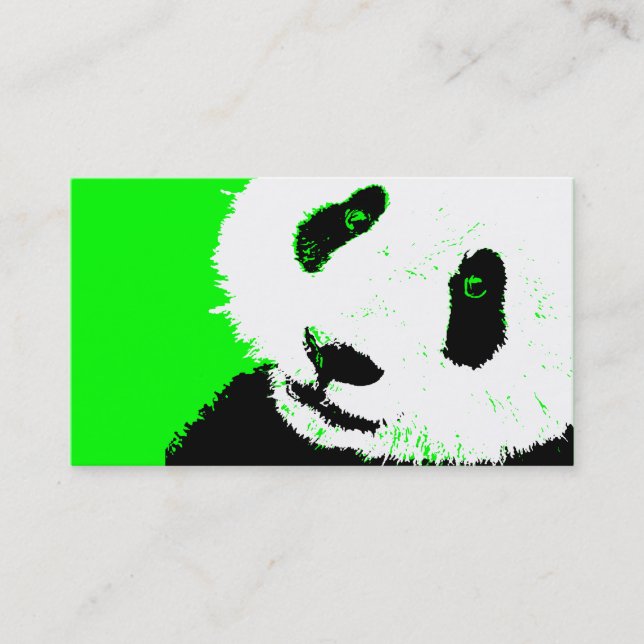 Panda. Visitenkarte (Vorderseite)