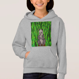 Panda (vivid) - Girl's Hoodie