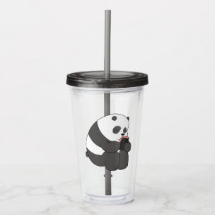 Panda von We Bare Bears Tumbler Design Acryltrinkbecher