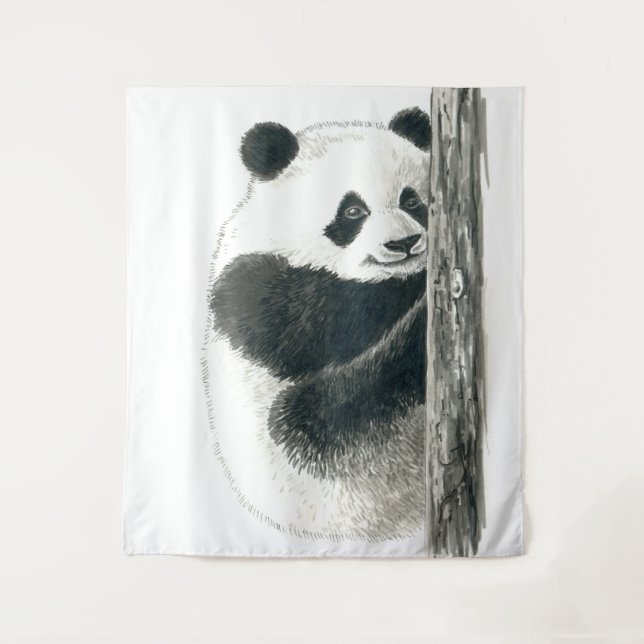 Panda Wandteppich (Vorderseite)