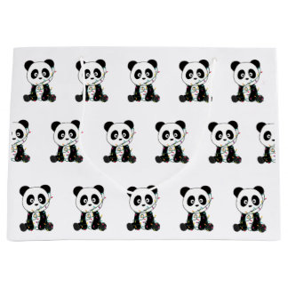 Panda Weihnachtsschnee Wintertiere Pandas Große Geschenktüte