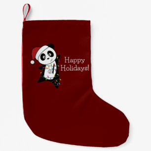 Panda Weihnachtsschnee Wintertiere Pandas Small C Kleiner Weihnachtsstrumpf