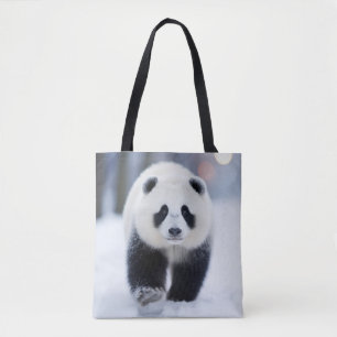 Panda Wildlife Animal auf der Straße im Freien Tasche
