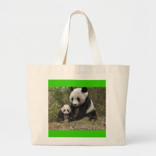 Pandabären Jumbo Stoffbeutel