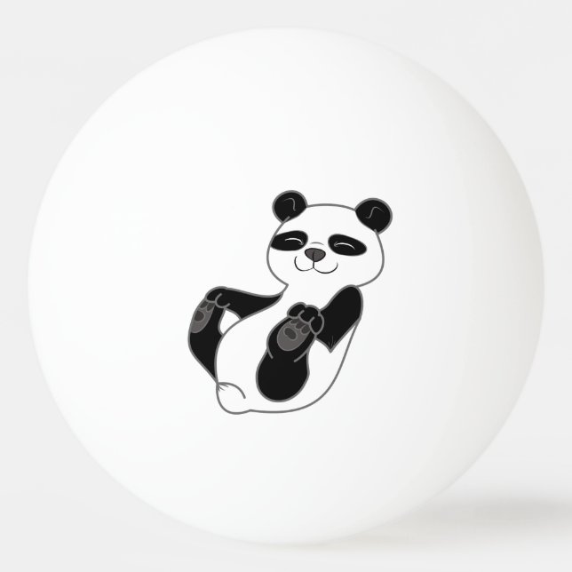 PandaBärenjunges Tischtennisball (Vorderseite)