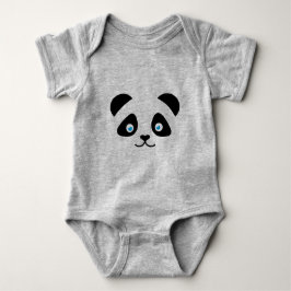 Pandabärngesicht Baby Strampler